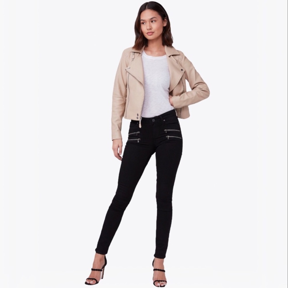 rag & bone Moto 98% Cotton Zip details Women’ Jeans -26